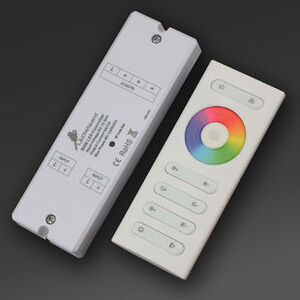 MLS RGB 3-CHANNEL 1-ZONE INDOOR LED CONTROLLER W/ REMOTE 12V-24V